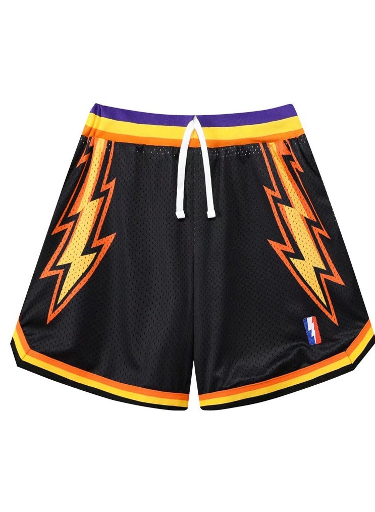 New Quarter Double Layered Mesh Sports Basketball Shorts