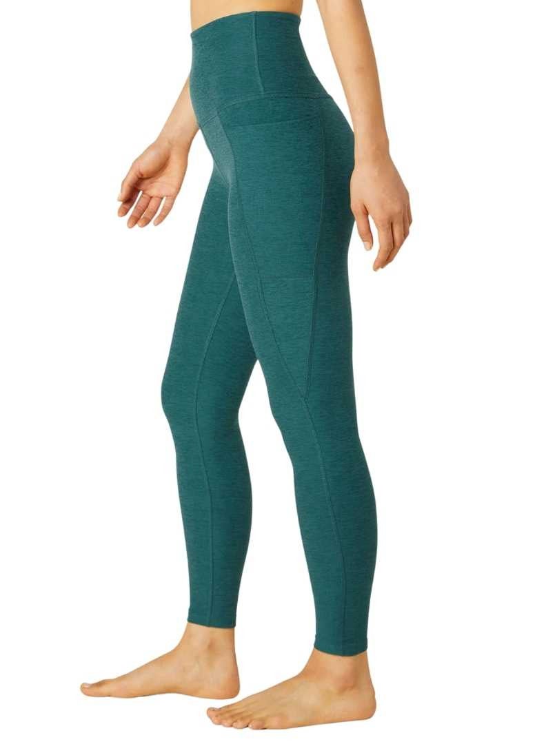 HIGH WAISTED MIDI LEGGINGS DEEP SEA XSMALL
