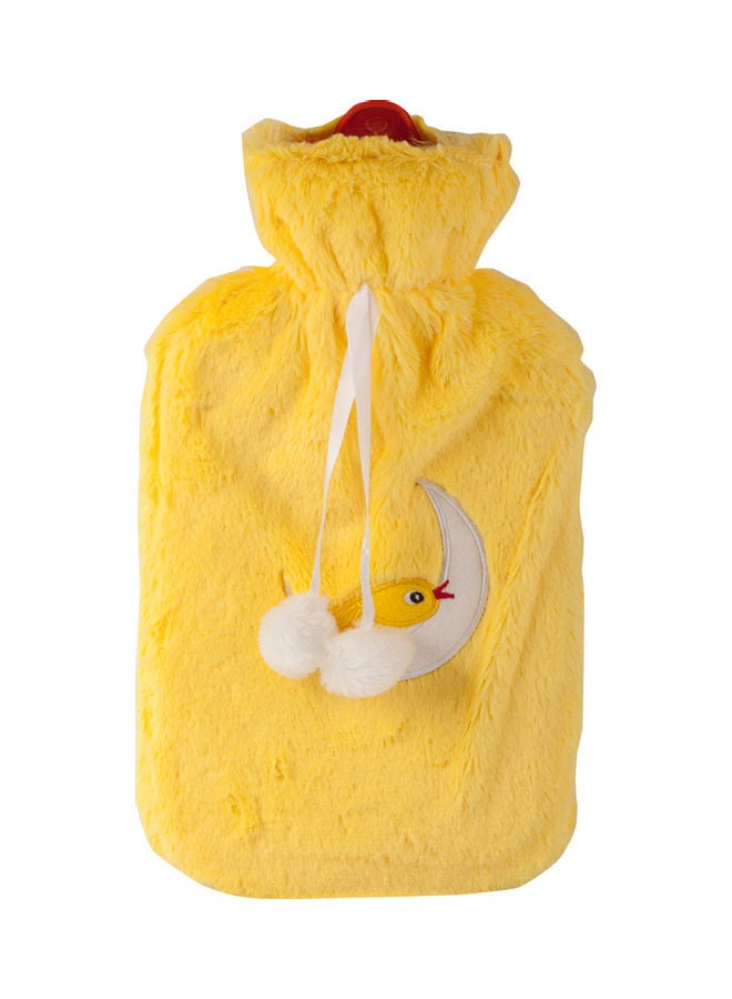 Yellow Bird Hot Water Bag With Soft Plush Cover For Pain Relief