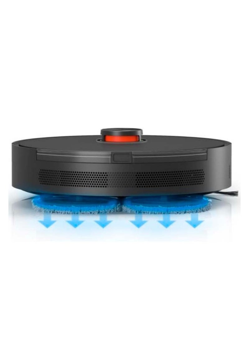 Robot Vacuum S20+ | 5200mAh battery | 6000Pa suction fan | Voice Control | Supports Mi Home/Alexa/Google App | 55 W BHR8157US | BHR8156US | BHR8159EU | B108GL Black