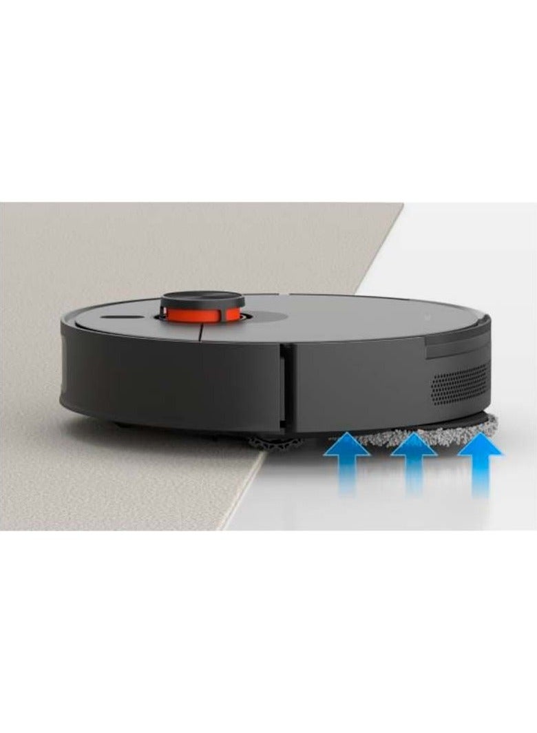 Robot Vacuum S20+ | 5200mAh battery | 6000Pa suction fan | Voice Control | Supports Mi Home/Alexa/Google App | 55 W BHR8157US | BHR8156US | BHR8159EU | B108GL Black