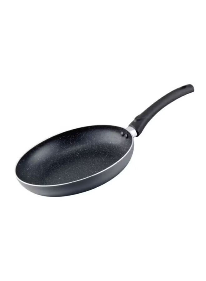 Aluminum Frying Pan Black/Red 22cm