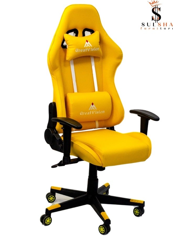 Executive Ergonomic Computer Desk Chair for Office and Gaming with headrest back comfort