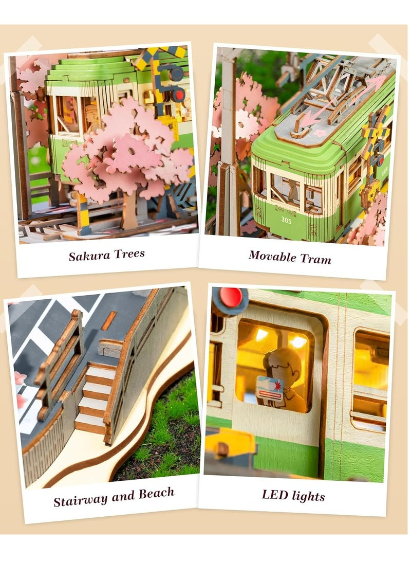 Rolife Sakura Journey 3D Wooden Puzzle TGS02 Decorative DIY Crafts/Birthday Gifts/Home Decor For Girls&Boys Teens&Adults