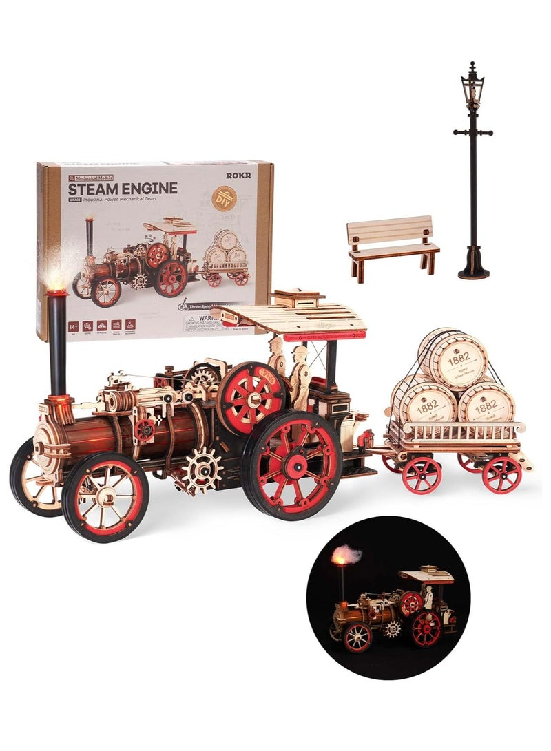 ROKR Steam Engine Mechanical 3D Wooden Puzzle LKA01
Success Decorative DIY Crafts/Birthday Gifts/Home Decor For Girls&Boys Teens&Adults