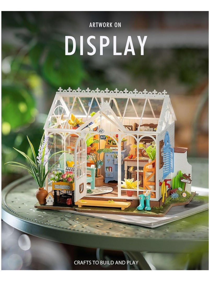 Rolife 3D Wooden Puzzle Dreamy Garden House DG163 Decorative DIY Crafts/Birthday Gifts/Home Decor For Girls&Boys Teens&Adults