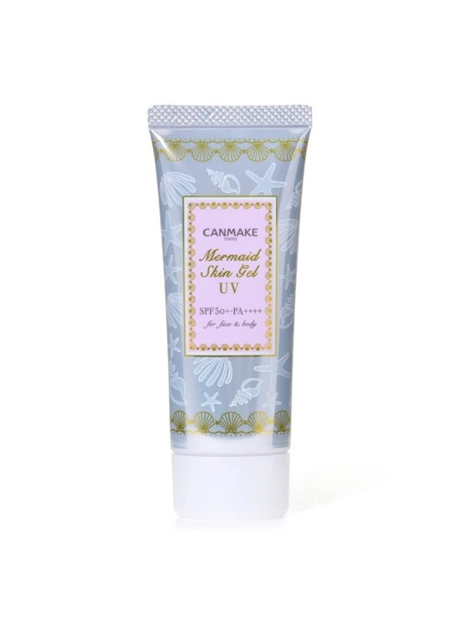 CANMAKE UV 01 Mermaid Skin Gel - SPF Skincare, Lightweight Sunscreen Gel, 40g