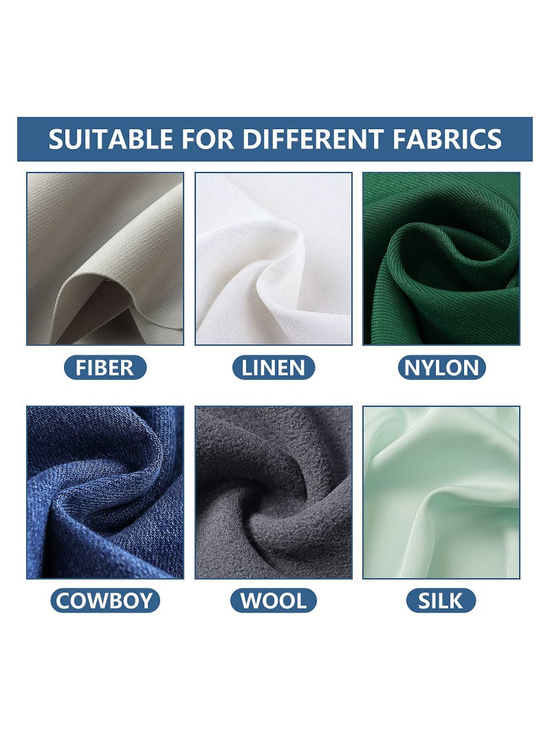 1500W Portable Foldable Steam Iron, Fabric Wrinkles Remover Steamer for Clothes, Curtains, Sofa Covers