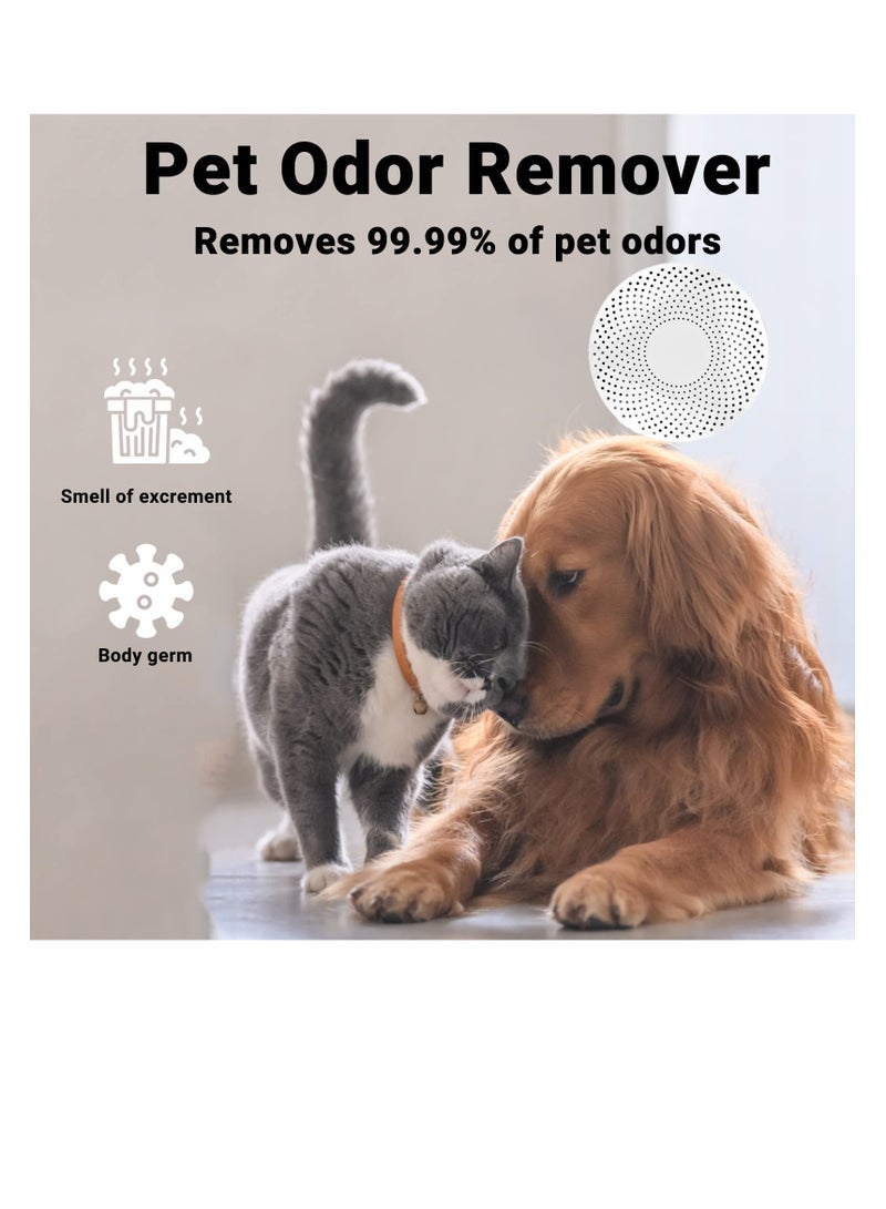 Cat Litter Box Deodorizer, Automatic Pet Odor Eliminator, Smart Pet Odor Eliminator Machine, Neutralizer, 99.9% Dust-Free, for All Kinds of Litter Box, Bin, Bathroom Wardrobe, and Small Area