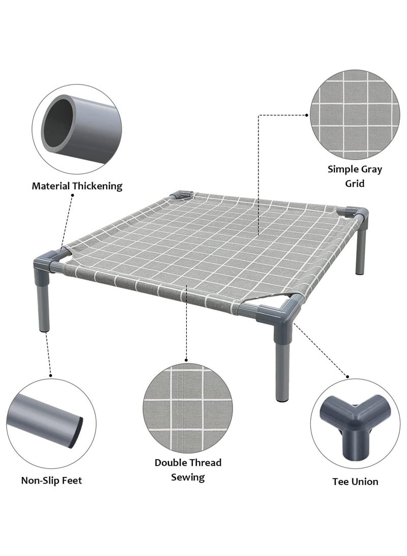 Elevated Dog Bed Pet Cot  Tensorsine Portable Raised Dog Cot Durable Raised Pet Beds