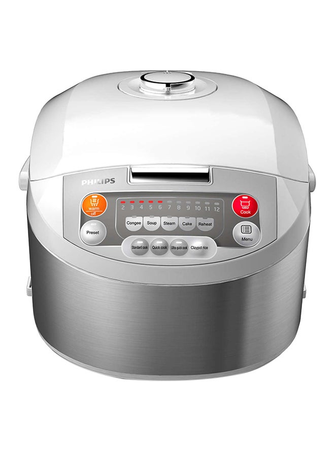 Rice Cooker 1.8 L 980.0 W HD3038/56 Grey/Clear