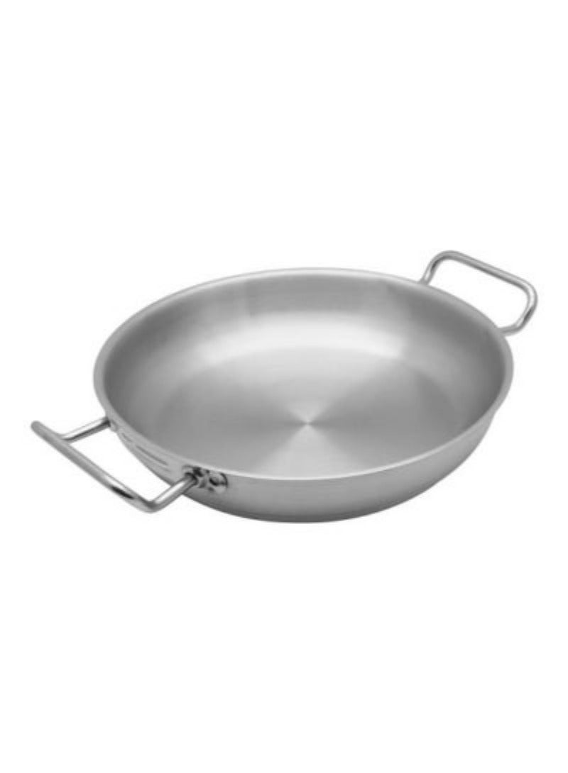 Steel Fry Pan With Side Handle 24Cm