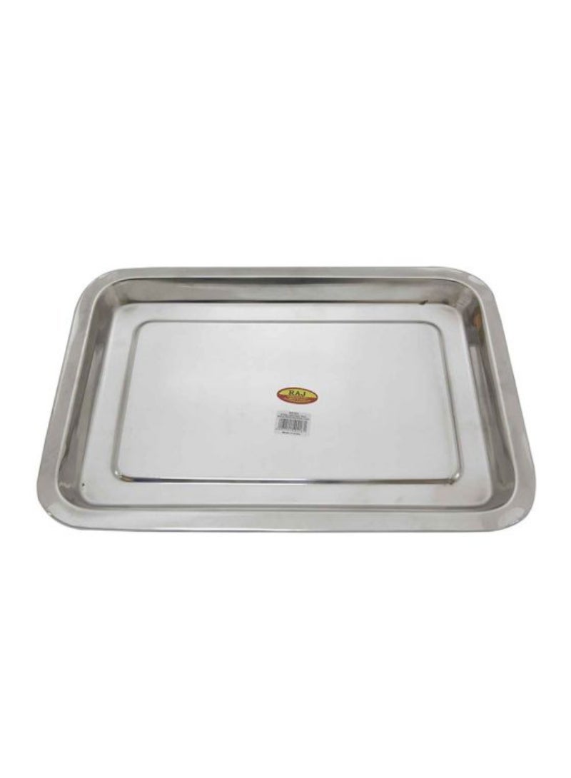 Steel Serving Tray Superior Quality No.3 (48X36Cm)