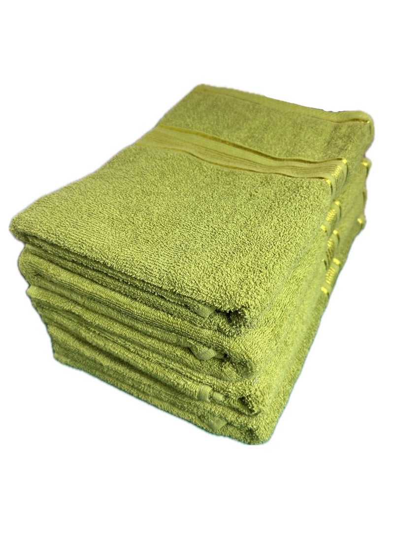 100% Cotton Ultra Soft Bath Towel Set - Super Absorbent, Antibacterial Treatment, 430 GSM Terry, Large 70x140 CM