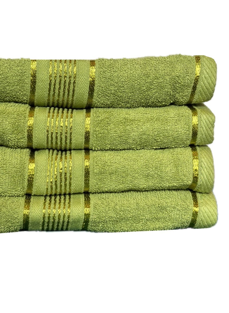 100% Cotton Ultra Soft Bath Towel Set - Super Absorbent, Antibacterial Treatment, 430 GSM Terry, Large 70x140 CM