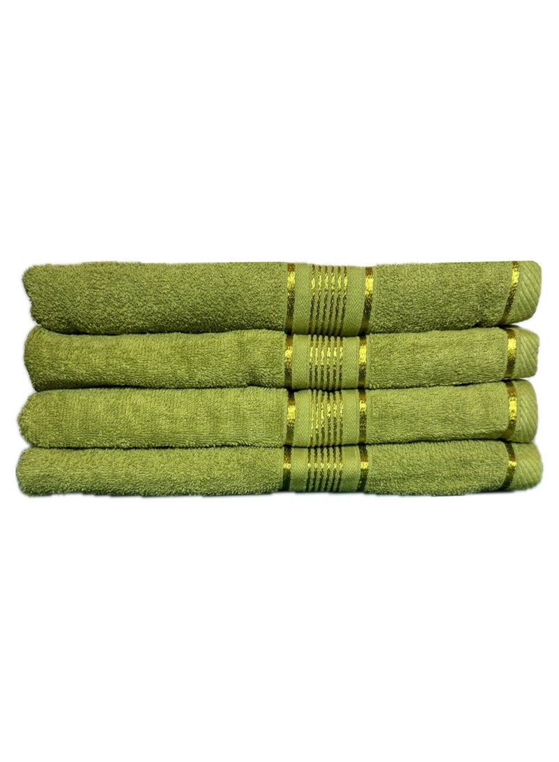 100% Cotton Ultra Soft Bath Towel Set - Super Absorbent, Antibacterial Treatment, 430 GSM Terry, Large 70x140 CM