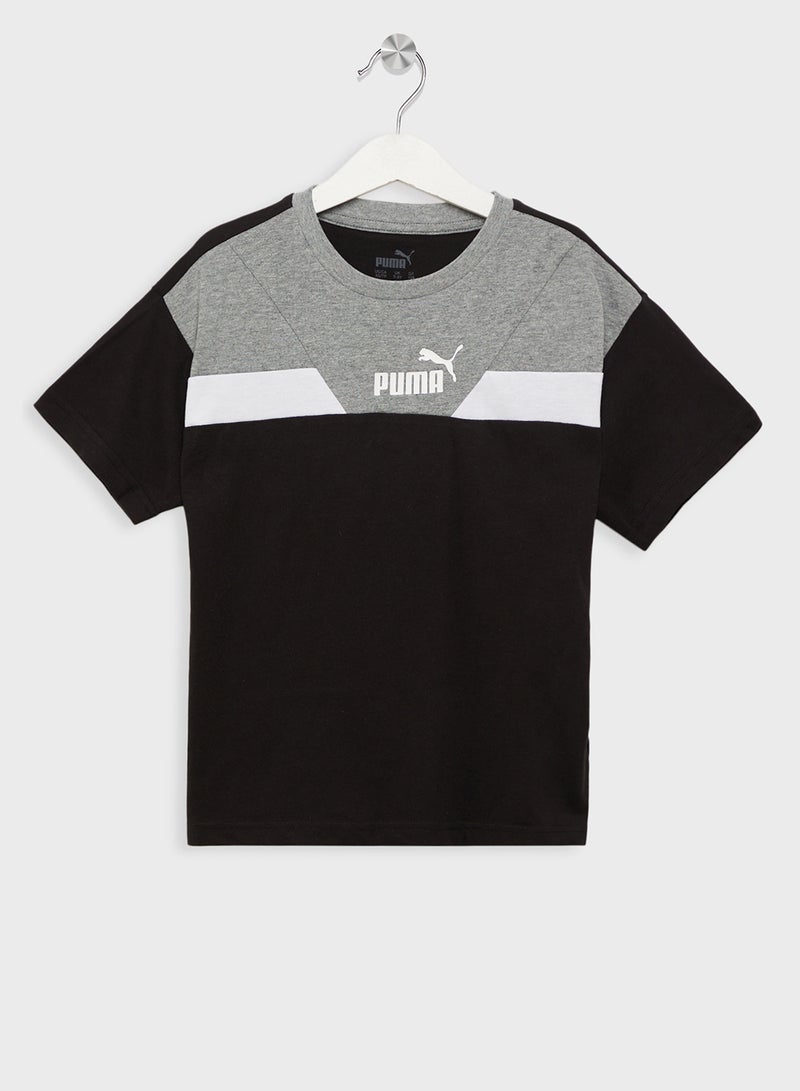 Youth Power Colorblock T-Shirt