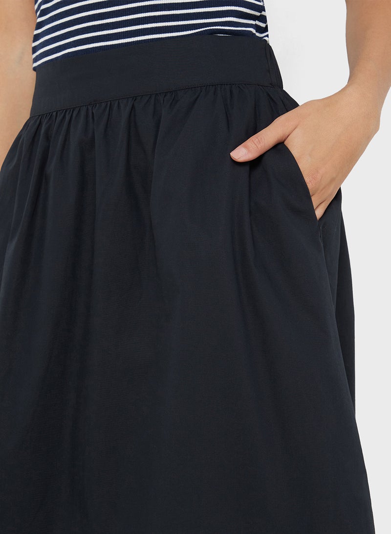 High Waist Midi Skirt