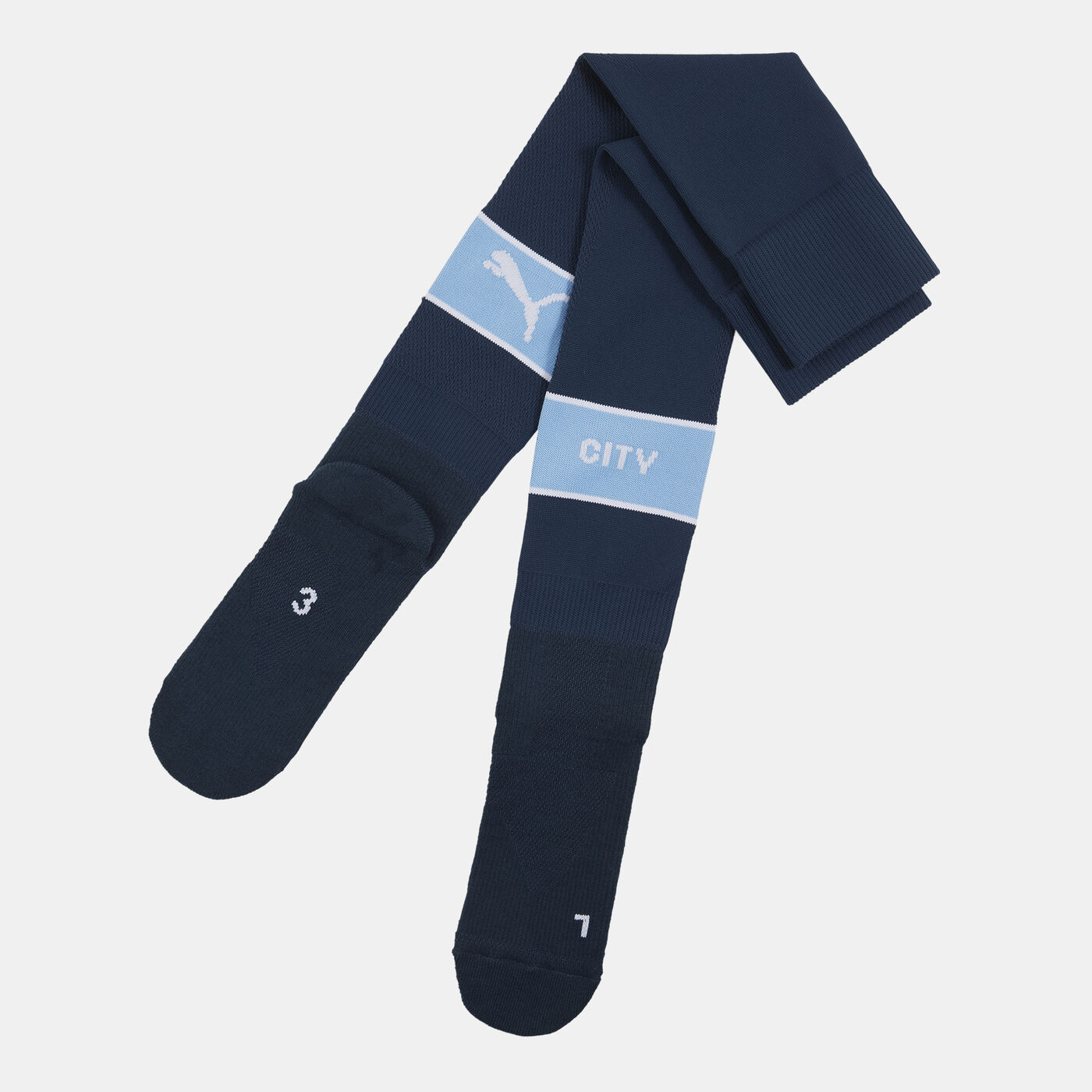 Men's Manchester City Home Football Over-The-Calf Socks