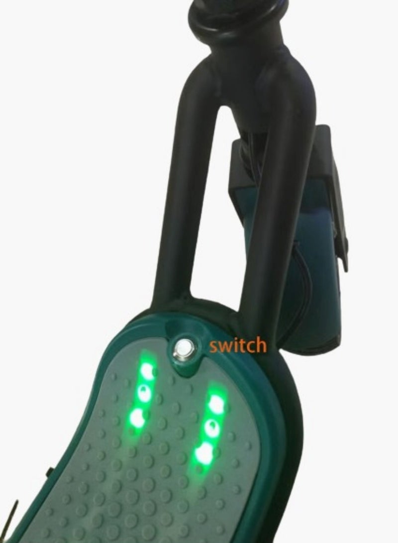24V Electric Folding Scooter For Kids Green