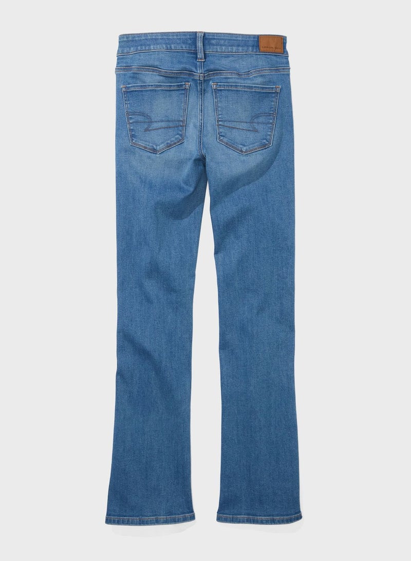 High Waist Straight Jeans