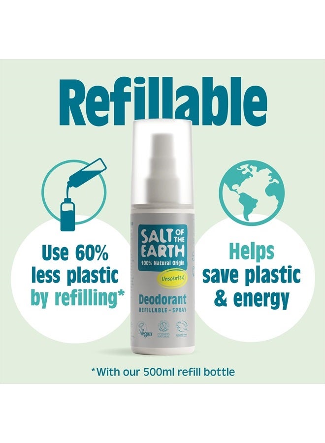 The Healthy Option Crystal Spring Salt Of The Earth Deodorant.