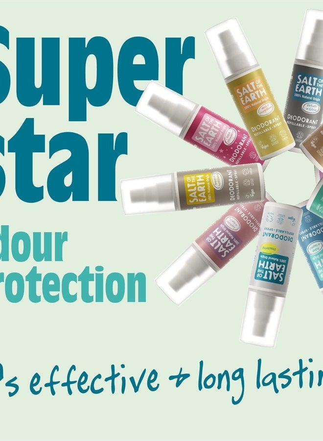 The Healthy Option Crystal Spring Salt Of The Earth Deodorant.