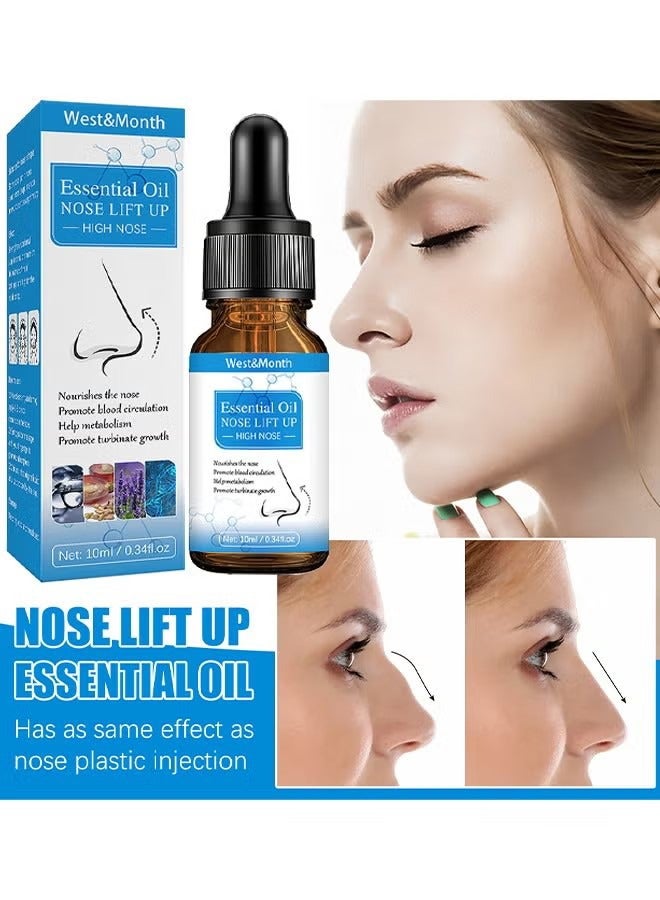 Essential Oil Nose Lift Up，Lifting-And Shaping-Essential Oil, Massage And Compact Natural Tall And Straight Essential Oil, Moisturize And Beautify The Nose