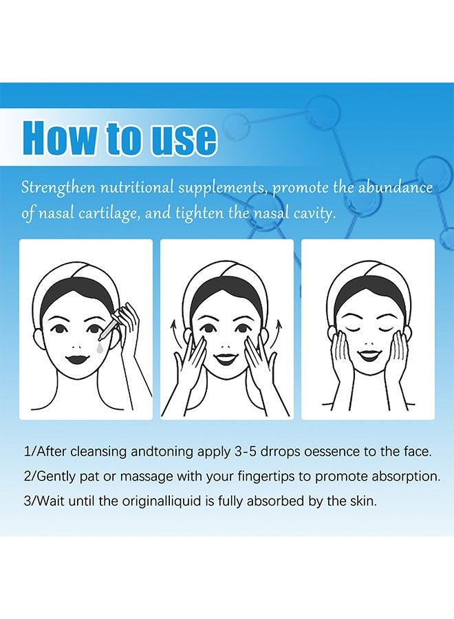 Essential Oil Nose Lift Up，Lifting-And Shaping-Essential Oil, Massage And Compact Natural Tall And Straight Essential Oil, Moisturize And Beautify The Nose