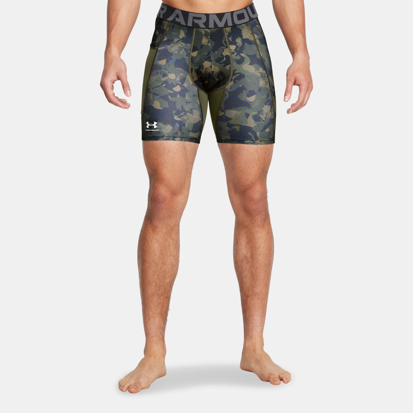 Men's HeatGear Printed Training Compression Shorts