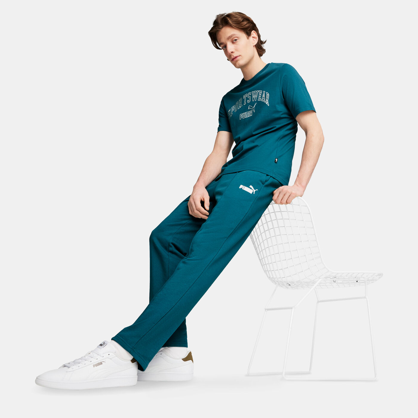 Men's Sports Club Logo Sweatpants