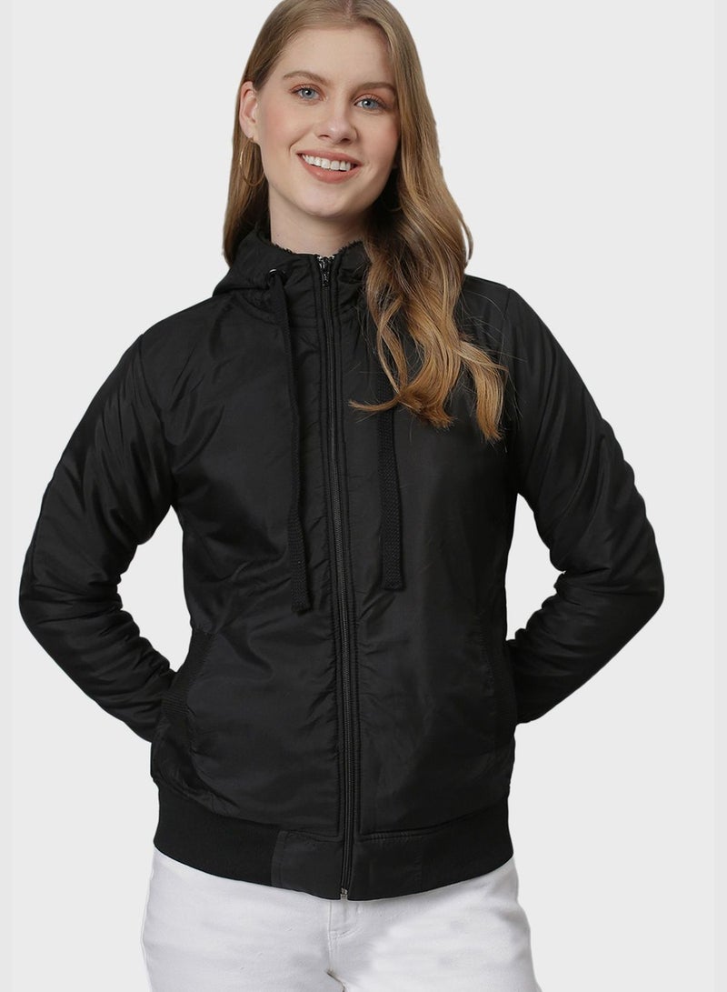 Hoodie Quilted Jacket