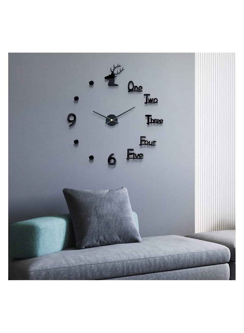 Deer Dots DIY Acrylic Wall Clock