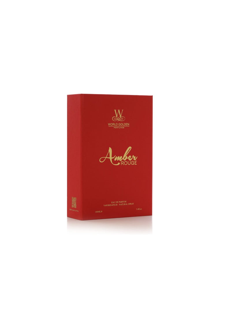 Luxurious Amber Rouge Eau De Parfum - 100ml by World Golden Perfumes