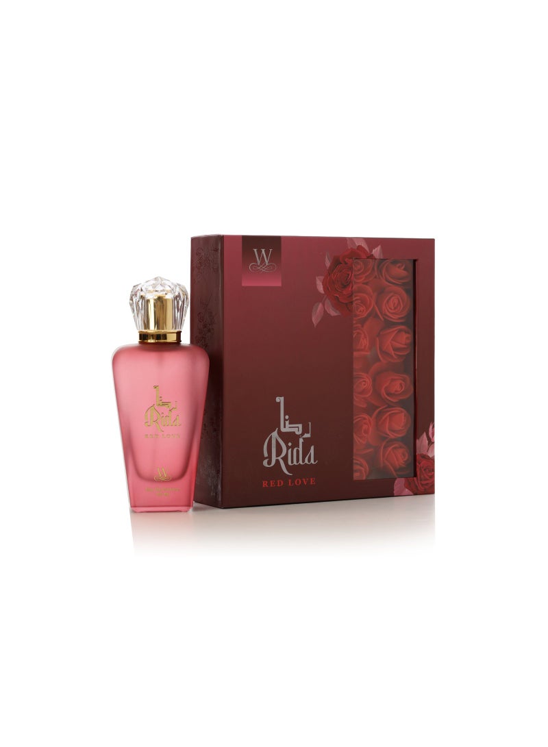 WORLD GOLDEN PERFUMES Rida Red Love Eau De Parfum 100ml - Elegant Natural Spray