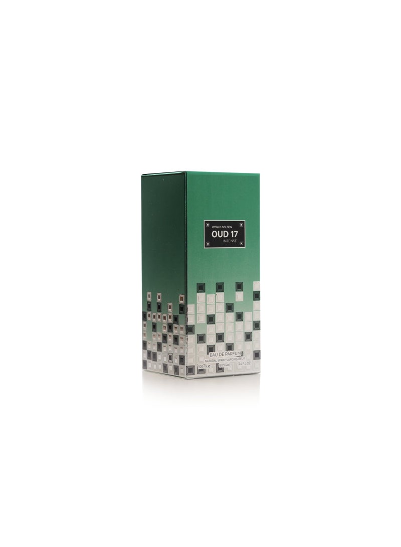 WORLD GOLDEN PERFUMES Oud 17 Intense Eau De Parfum - 100ml Vaporisateur Spray
