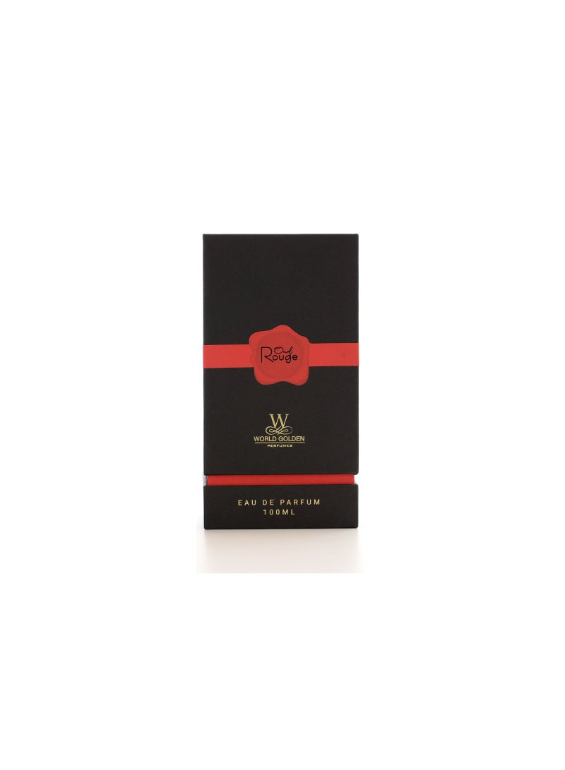 WORLD GOLDEN PERFUMES Oud Rouge Eau De Parfum 100ml - Exquisite Natural Spray