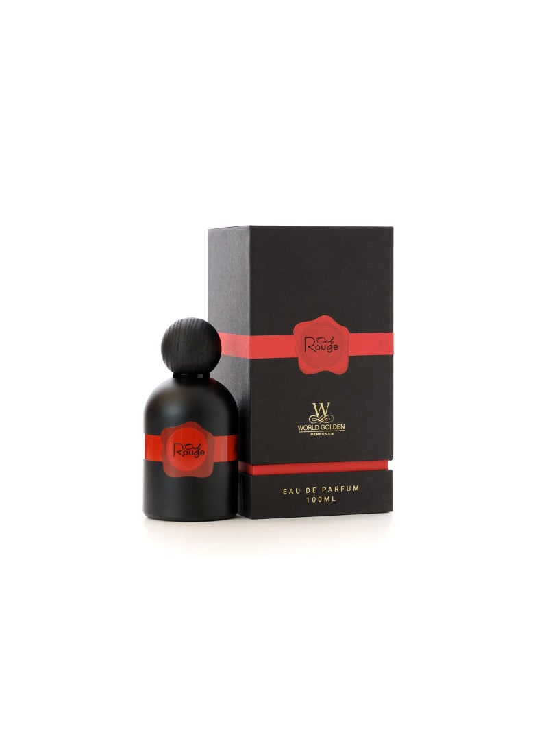 WORLD GOLDEN PERFUMES Oud Rouge Eau De Parfum 100ml - Exquisite Natural Spray