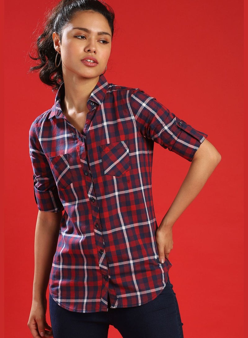 Checkered Blouse