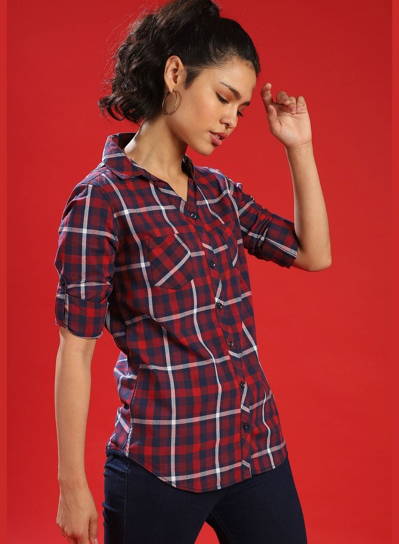 Checkered Blouse