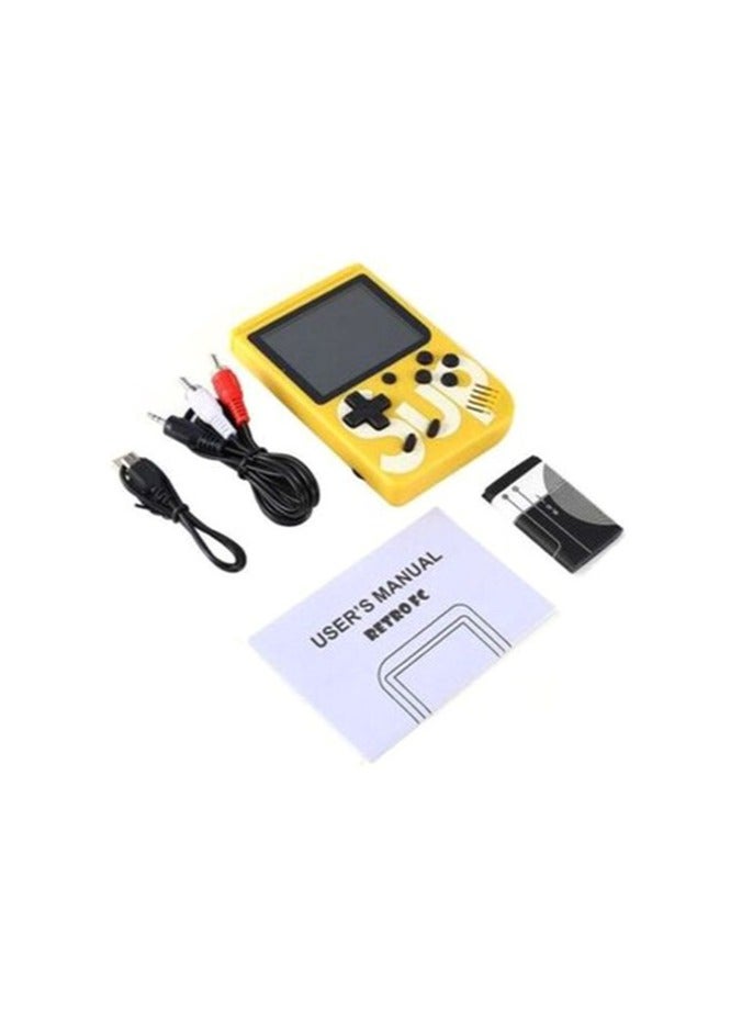 400 in 1 SUP GAME BOX Classic Retro Gaming Console (Single Player, Yellow)