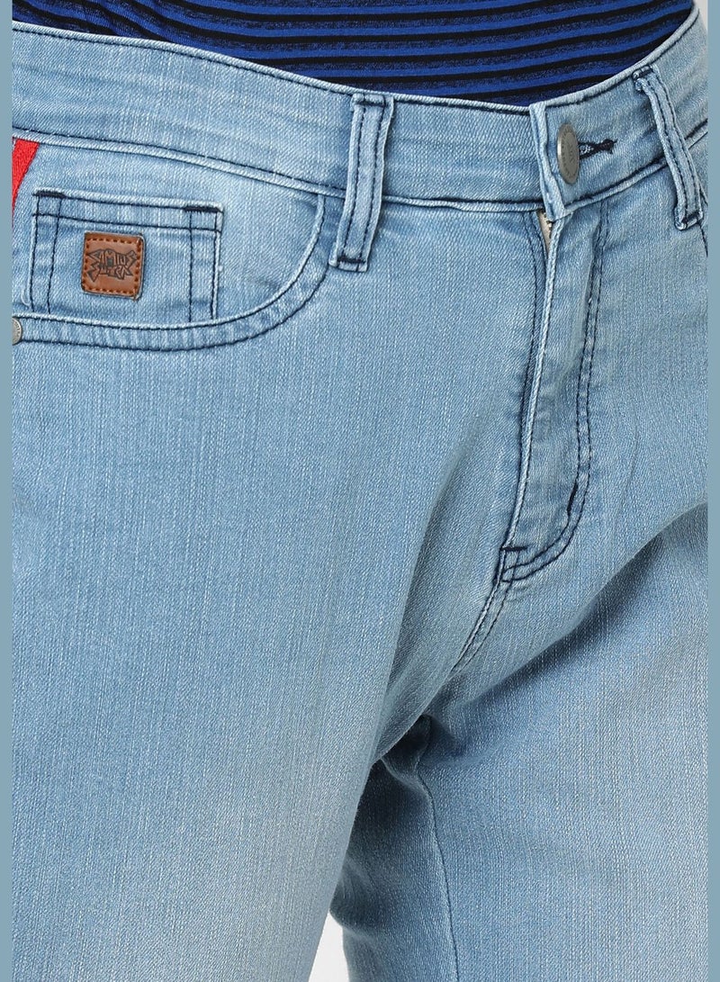 Jeans with Side Stripes