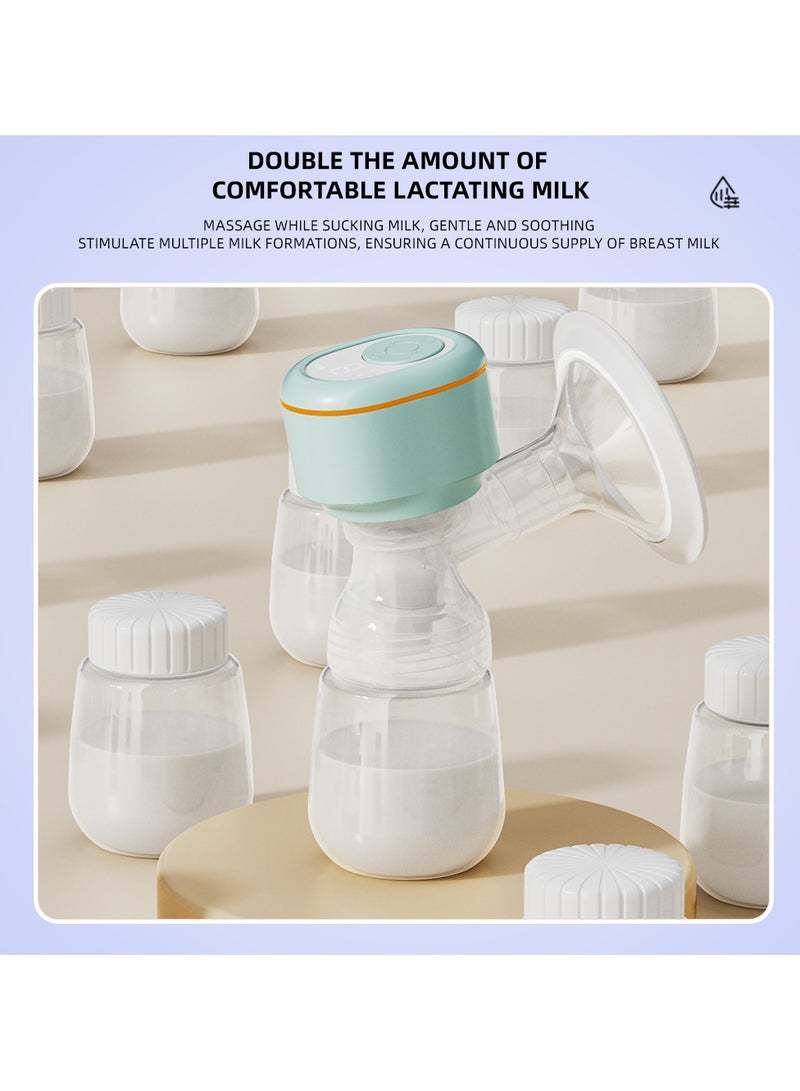 Wearable Electric Breast Pump With Lactation Functio, 180 MLCapacity, 1200mAh Battery, 3 Modes And 9 Gears, 60 X 41 X 49 MM