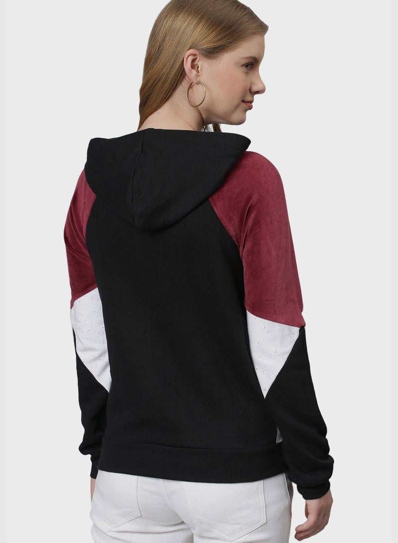 Color block Hoodie