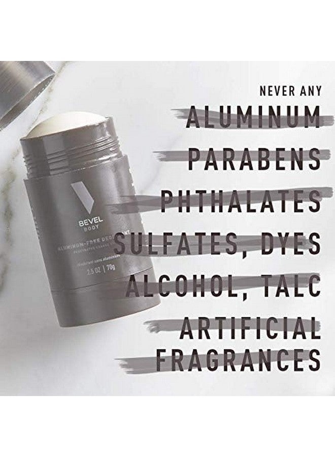 Deodorant For Men With Coconut Oil And Shea Butter Aluminum Free No Streaks 48 Hour Protection 2.5 Oz (Packaging May Vary)