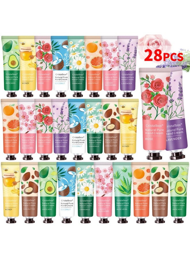 28 Pack Hand Cream Gift Setmothers Day Gifts Teacher Appreciation Giftsnurse Week Giftsscented Hand Lotion For Dry Cracked Handstravel Size Lotion Mini Hand Lotion Bulk Gifts For Women