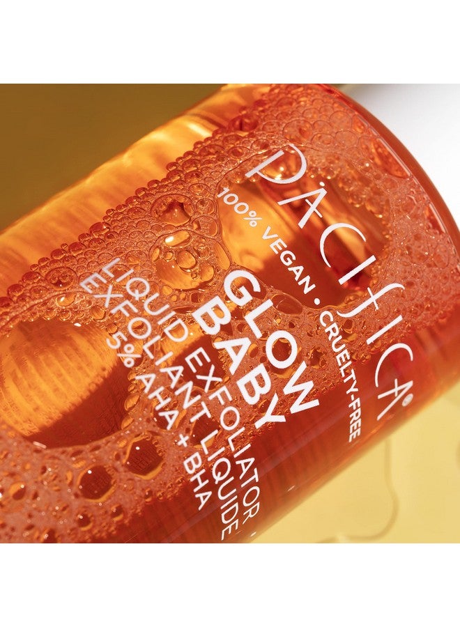 Glow Baby Liquid Exfoliant 5% Aha Bha Vitamin C Booster Serum For Glowing Fresh Skin