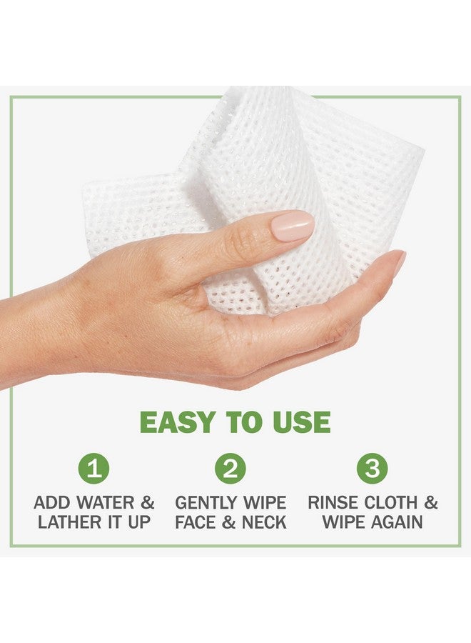 Daily Facials For Clean Sensitive Skin Makeup Remover Wipes Soapfree And Fragrancefree Cleanser Cloths 33 Count (Pack Of 3)