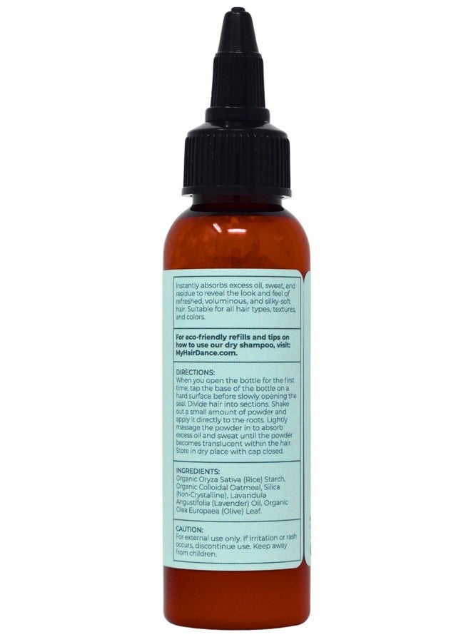 Dry Shampoo Volume Powder Natural & Organic Ingredients Nonaerosol Made In Usa Talc & Corn Free For Blonde And Dark Hair Lavender Oil Scented 1 Ounce