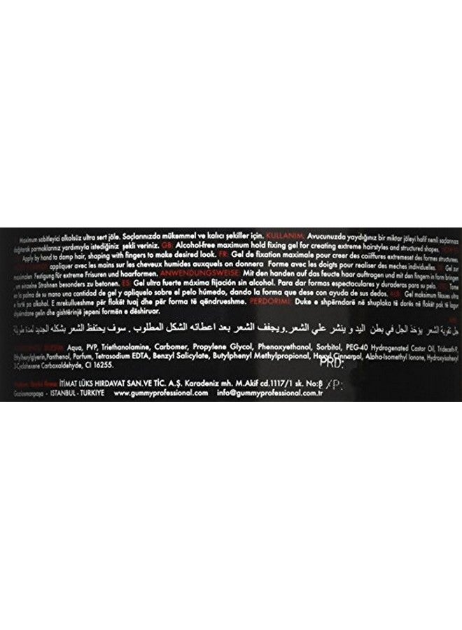 Alcohol Free Hair Gel Red 33.81 Ounce 1000 Ml